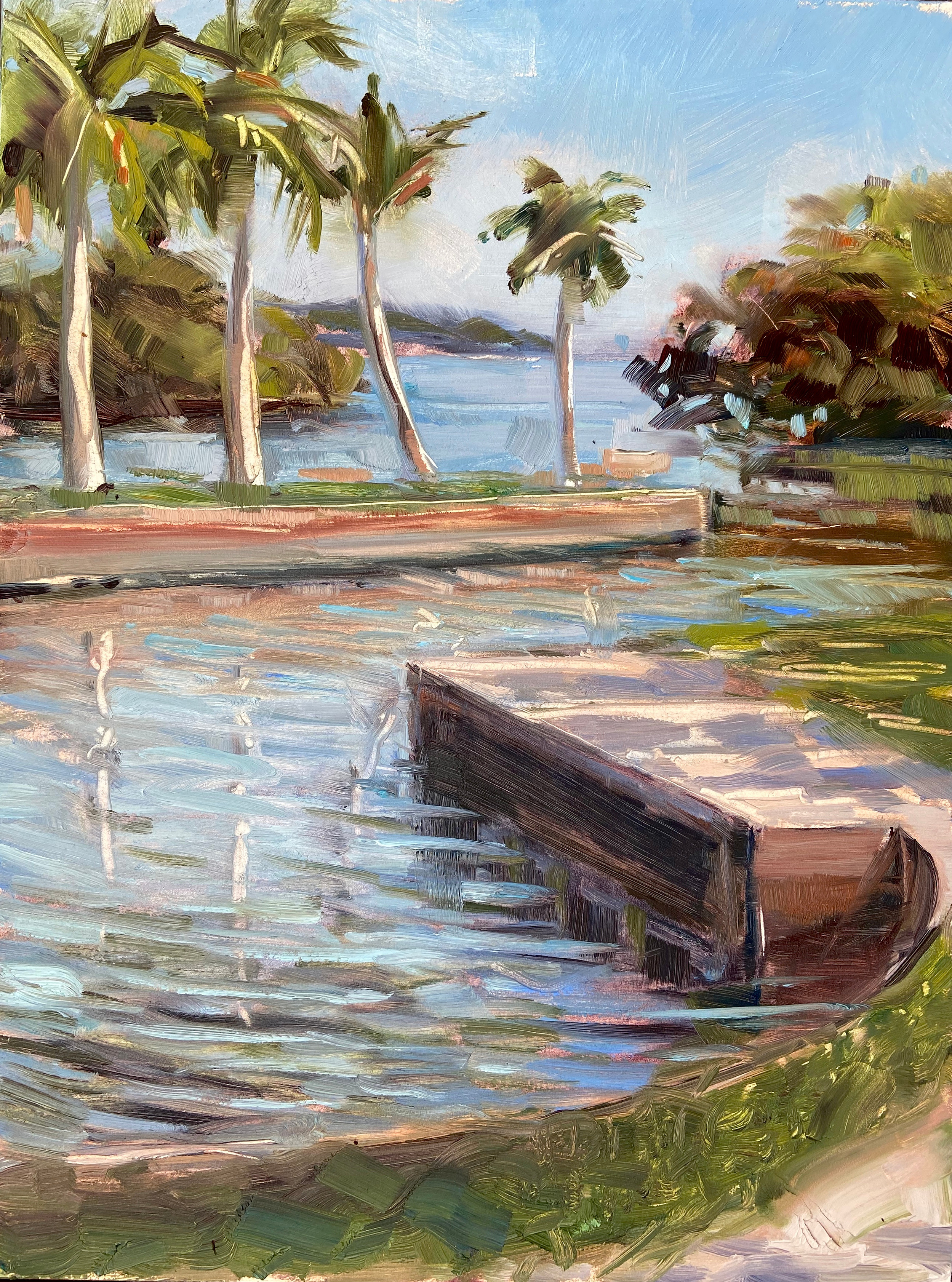 Busy Boat Basin, 2020
12 x 9 in. Oil on Panel
Painted En Plein Air
Deering Estate at Culter - Miami, FL